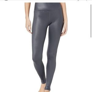Alo yoga High-lift Airtight leggings shine Grey